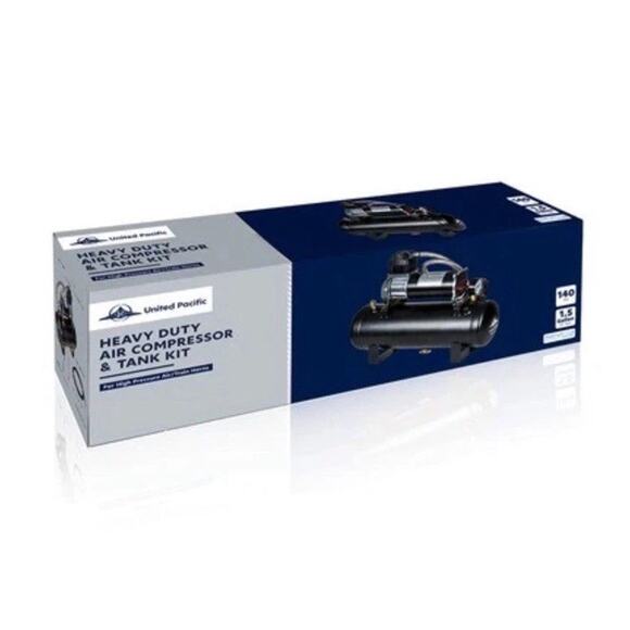 United Pacific 46154 Air Horn Compressor And Tank Kit "Competition Series" - Picture 4 of 4